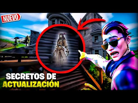 ENCUENTRO MANSIÓN EMBRUJADA en FORTNITE / SECRETOS de ACTUALIZACIÓN