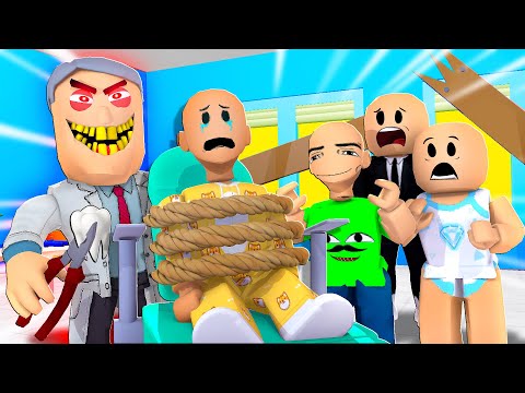 ESCAPE BOB THE DENTIST W/BOBBY, JJ, BOSS BABY, AND PABLO | Roblox | Funny Moments