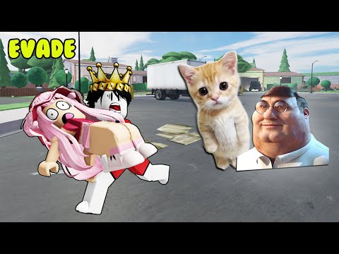 EVADE.. na puro KATATAWANAN ft. SheyynPlayz || Roblox Tagalog