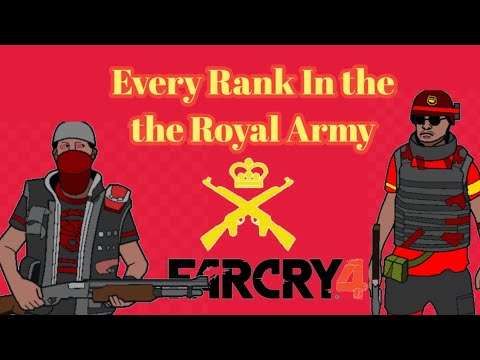 Every Rank in the Royal Army in Far Cry 4