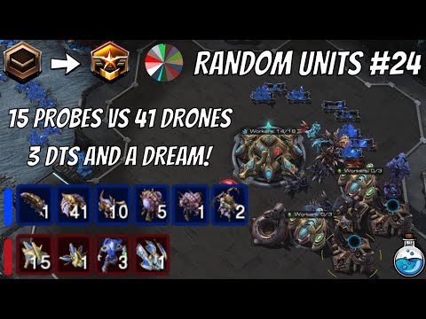 EVERYTHING IS UNPOWERED! Random Units to Grandmaster #24 | StarCraft 2