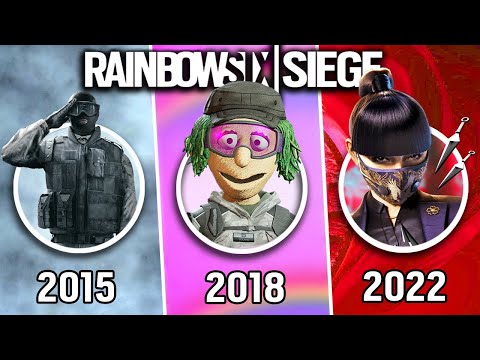 Evolution of Rainbow Six Siege 2015-2022