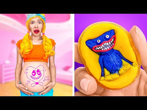 Expecting a Baby Huggy Wuggy! *DIY Nursery & Room Makeover for Parents*