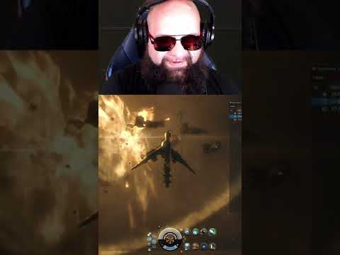 Explosions in EVE are very satisfying #eveonline #mmo