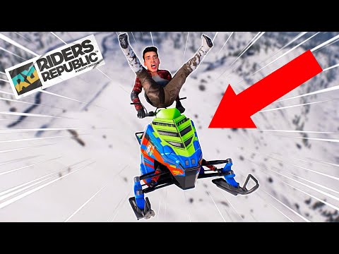 EXTREME SNOWMOBILE TRICKS! (Riders Republic)