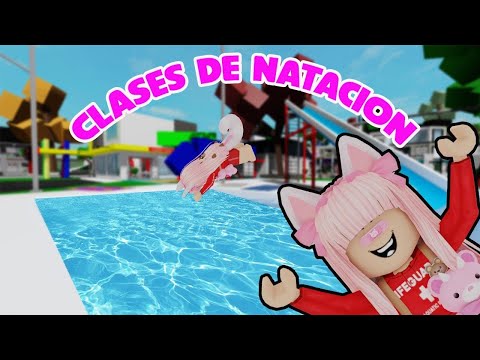 🏊♀️😆Clases de Natación en Brookhaven😂🏊♀️/Roblox
