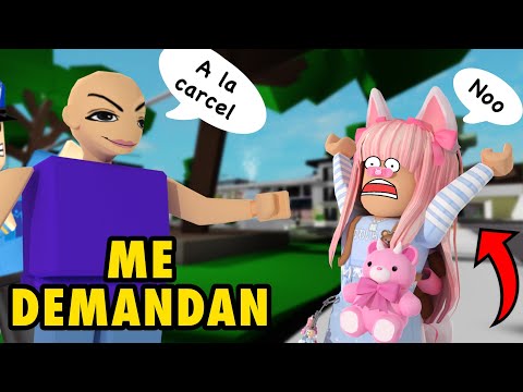 🥸Me adoptan y me demanda en Brookhaven😨/Roblox