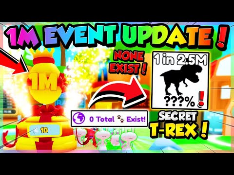 🦖NEW T-REX SECRET WITH 0 HATCHED!! INSANELY RARE!! (Tapper Simulator Roblox)