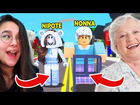FACCIO GIOCARE MIA NONNA A ROBLOX PER LA PRIMA VOLTA!