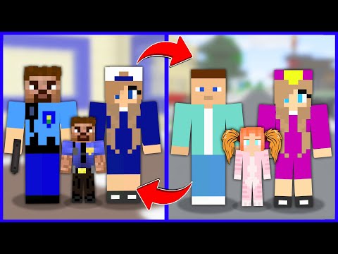 FAKİR AİLESİ VE KEREM KOMİSER AİLESİ YER DEĞİŞTİRDİ! 😂 – Minecraft ZENGİN FAKİR HAYATI
