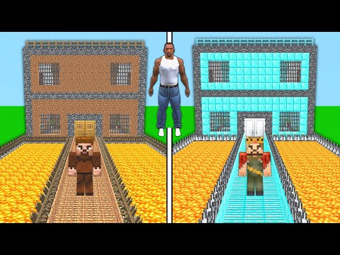 FAKİR GÜVENLİ EV VS ZENGİN GÜVENLİ EV! 😱 – Minecraft