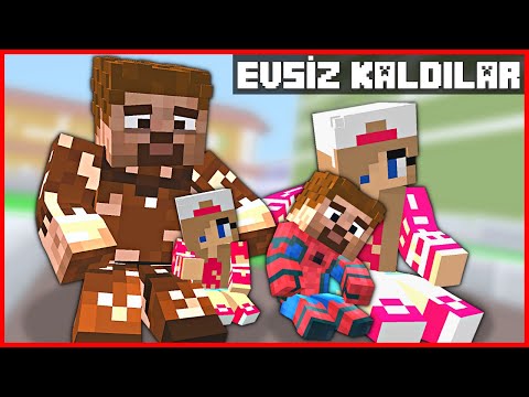 FAKİR VE AİLESİ EVSİZ KALDI! 😲 – Minecraft