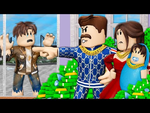 ¡Familia Rica Echó Al Hijo Pobre! (Roblox)
