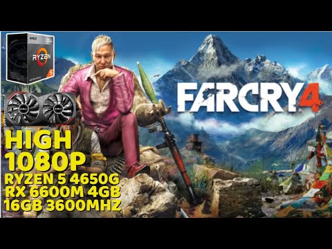 FAR CRY 4 RYZEN 5 4650G RX 6600M