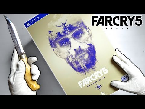 FAR CRY 5 "FATHER" COLLECTOR'S EDITION UNBOXING! (Sold Out) PS4 Limited + PC Gameplay
