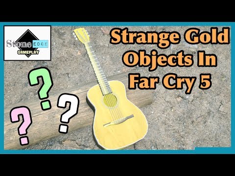 Far Cry 5 – Gold Flashing GUITAR & KEG [Far Cry 5 Strange Objects]