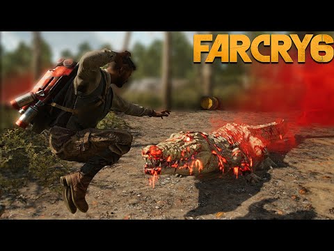 FAR CRY 6 #24 – CAÇANDO O CROCODILO RARO MAIS BRAVO DE TODOS, VENODIENTE!