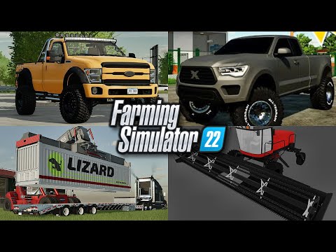 Farm Sim News! F350, TLX 2022, Crane & Container, & Windrower! | Farming Simulator 22
