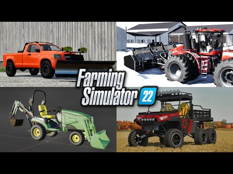 Farm Sim News! JD Subcompact, 6-Wheel UTV, TLX2020 Update, & More! | Farming Simulator 22