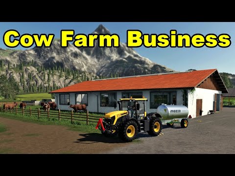 Farming simulator 2019 – BUILDING A COW FARM