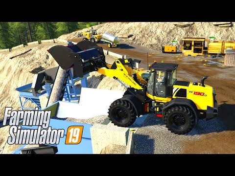 Farming simulator 2019 – Global company gravel gold production Slovak village