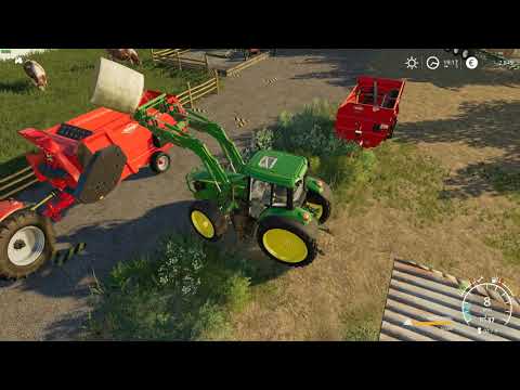 Farming Simulator 2019    Lehmien ruokinta! part 9 sarja loppui