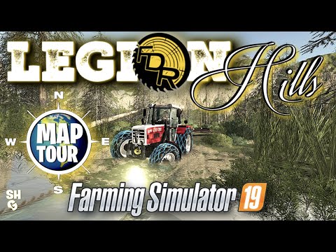 Farming Simulator 2019 | New Logging Map: Legion Hills by FDR Logging