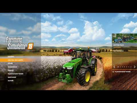 Farming Simulator 2019 PS4 CZ – Jak založit hru pro více hráčů? Jednoduchý návod.