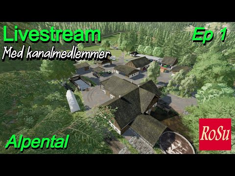 Farming simulator 2022 Livestream med kanalmedlemmer