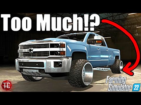 Farming Simulator 2022: When STRETCHED TIRES Go TOO FAR!? HIGH COUNTRY DURAMAX SHOW BUILD!