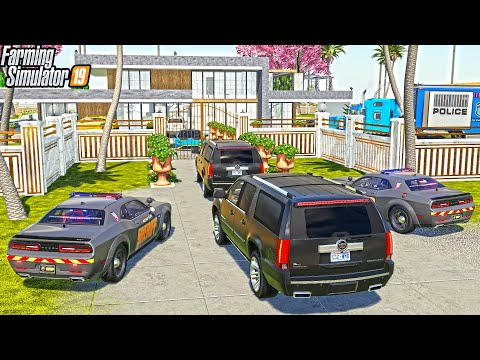 FBI BREAK INTO MILLIONAIRE'S COMPOUND | FARMING SIMULATOR 2019