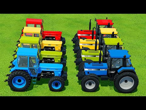 FIAT TRACTOR vs CASE TRACTOR PARKOUR – Farming Simulator 22