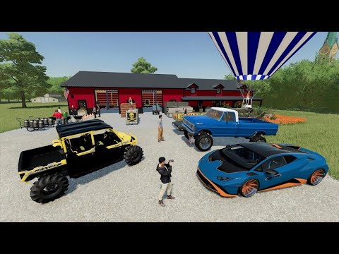 Finding rare cars in abandoned barn at garage sell | Farming Simulator 22