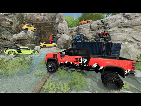 Finding secret room full of Race Cars in cave | Farming Simulator 22