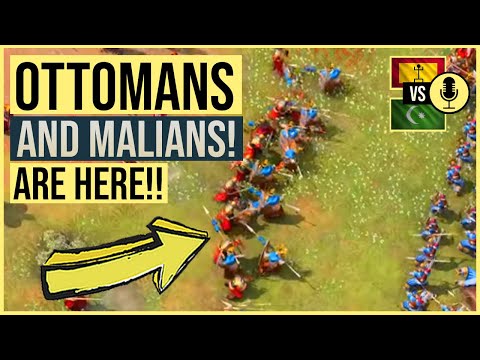 First Casted Game with the OTTOMANS and MALIANS In Age of Empires IV!