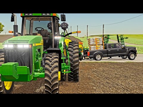 FIRST DAY OF PLANTING! (REAL-LIFE FARM SETUP) | FARMING SIMULATOR 2019