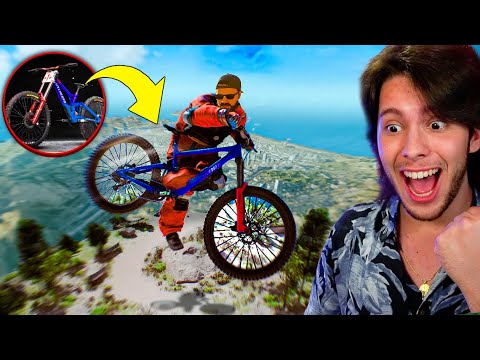 FIZ A MANOBRA MAIS PERIGOSA COM A MINHA NOVA BICICLETA!! (Riders republic)