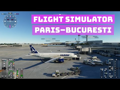 Flight Simulator: Paris CDG spre București OTP cu A32nx