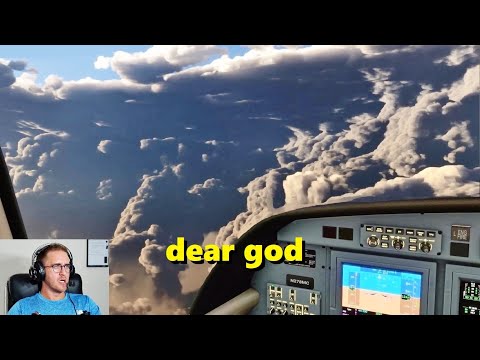Flying into a THUNDERSTORM in Microsoft Flight Simulator! CJ4 to Chicago O'Hare (VATSIM)