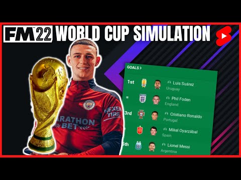 FM22 World Cup Simulation Part 2 – Award Winners – Football Manager 2022 #shorts #fm22 #worldcup2022