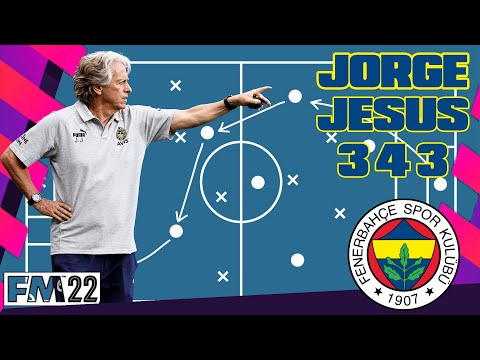 Football Manager 2022 | Jorge Jesus 3 4 3 Taktiği |