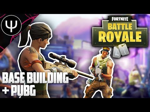 Fortnite Battle Royale — Base Building + PLAYERUNKNOWN'S BATTLEGROUNDS!