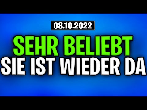 Fortnite Daily Item Shop 8.10.2022 | SEHR BELIEBT | Shop von heute 8.10.2022
