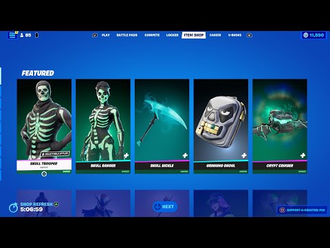 Fortnite Downtime Item Shop..