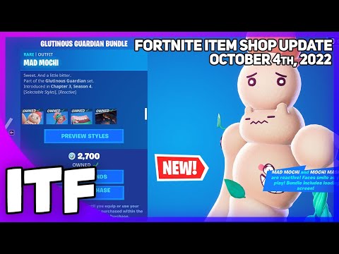 Fortnite Item Shop *NEW* MAD MOCHI + TONS OF RETURNS! [October 4th, 2022] (Fortnite Battle Royale)