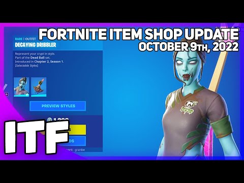 Fortnite Item Shop ZOMBIE SOCCER SKINS ARE BACK! [October 9th, 2022] (Fortnite Battle Royale)