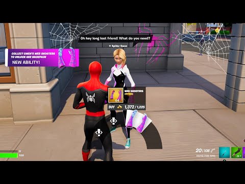 Fortnite Just Added SPIDER GWEN NPC in Today's Update!