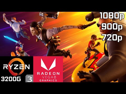 Fortnite – Ryzen 3 3200G Vega 8 & 8GB RAM