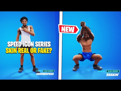 Fortnite x IShowSpeed Icon Series Skin! (Is it Real?)