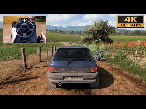 Forza Horizon 5 – 1993 RENAULT CLIO WILLIAMS  – Test Drive with THRUSTMASTER TX + TH8A – 4K